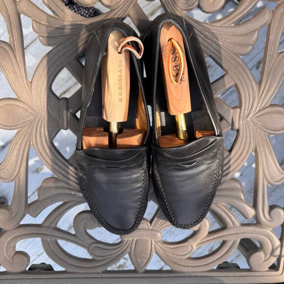 Men’s Bostonian shoe size 10M black leather vguc - Picture 1 of 11